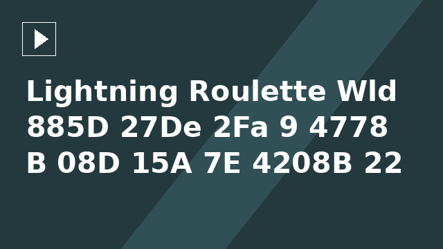 Lightning Roulette Wld 885D 27De 2Fa 9 4778 B 08D 15A 7E 4208B 22
